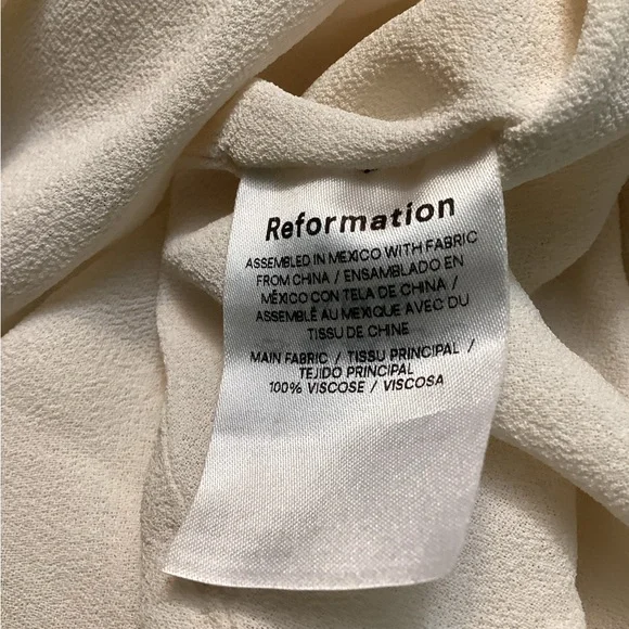 Reformation Blue and White Floral Midi Dress - Picture 8 of 8